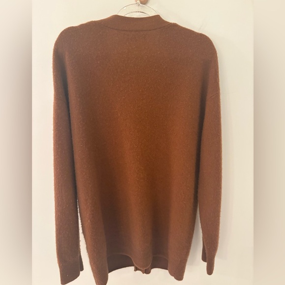 Nadaam brown cashmere cardigan sweater - Picture 5 of 5